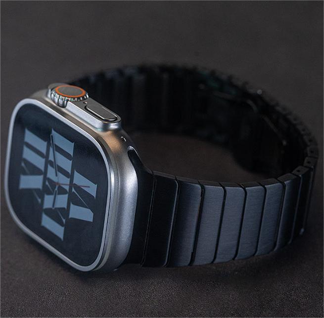 Correa de acero inoxidable prémium para Apple Watch de hombre – Elegante cierre de mariposa