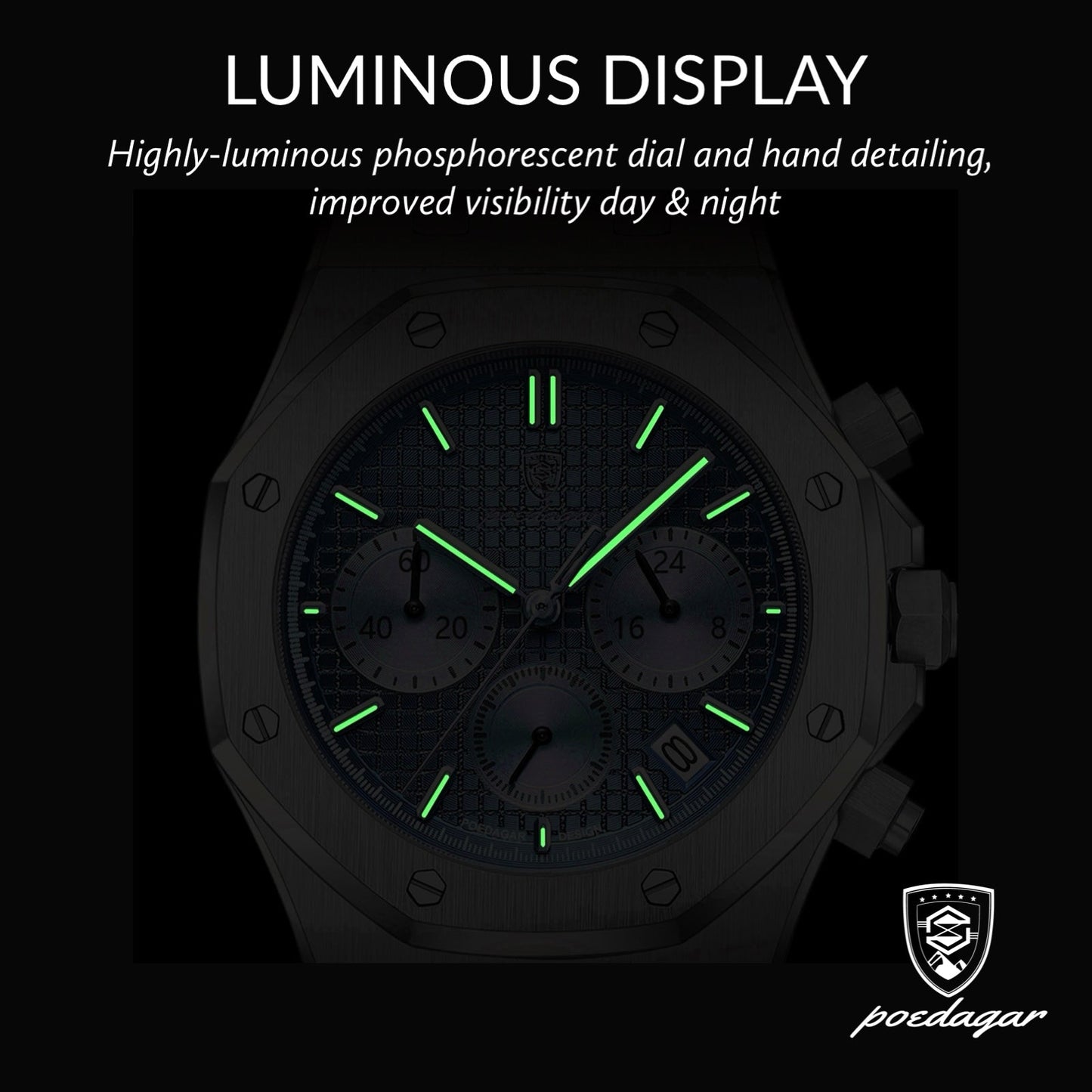 Elegy (Black Edition) - 42mm Poedagar Waches