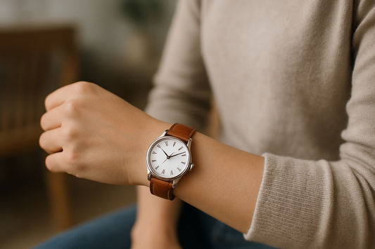 watches with leather straps for women