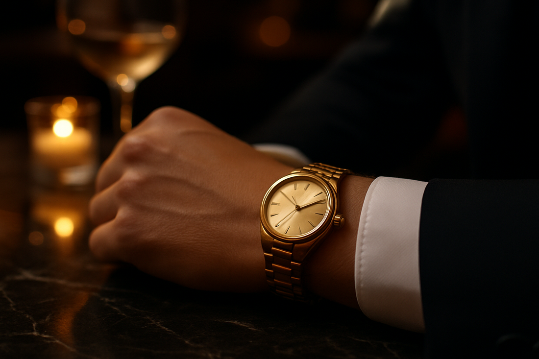 ladies gold watch
