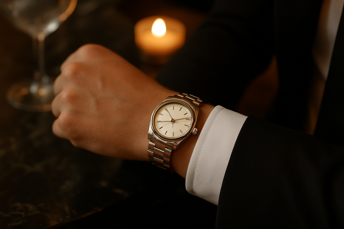 ladies silver watch