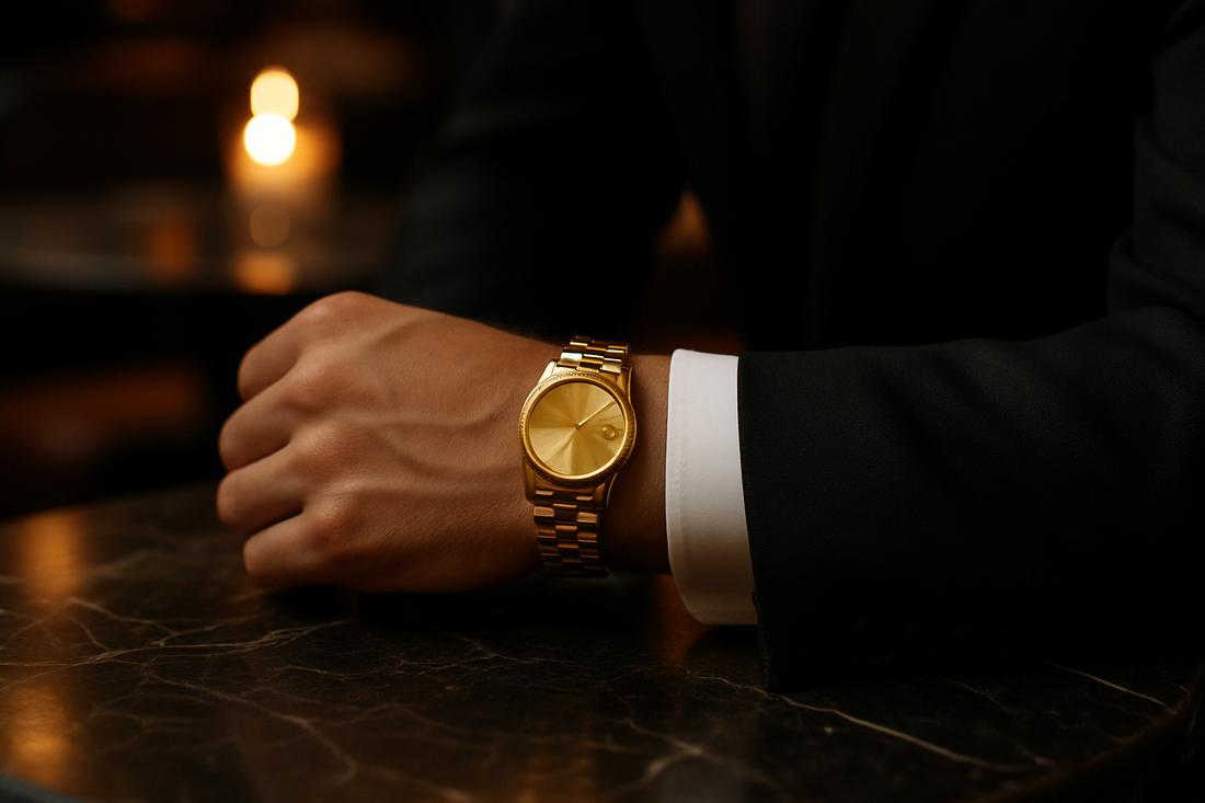 gold rolex watch men
