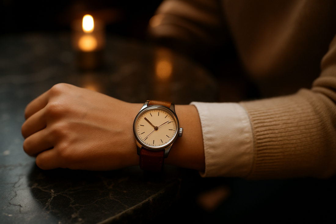 ladies watch leather band