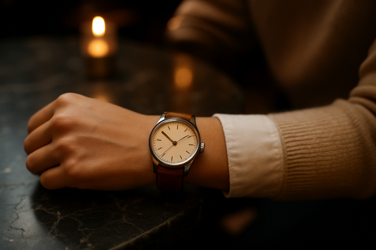 ladies watch leather band