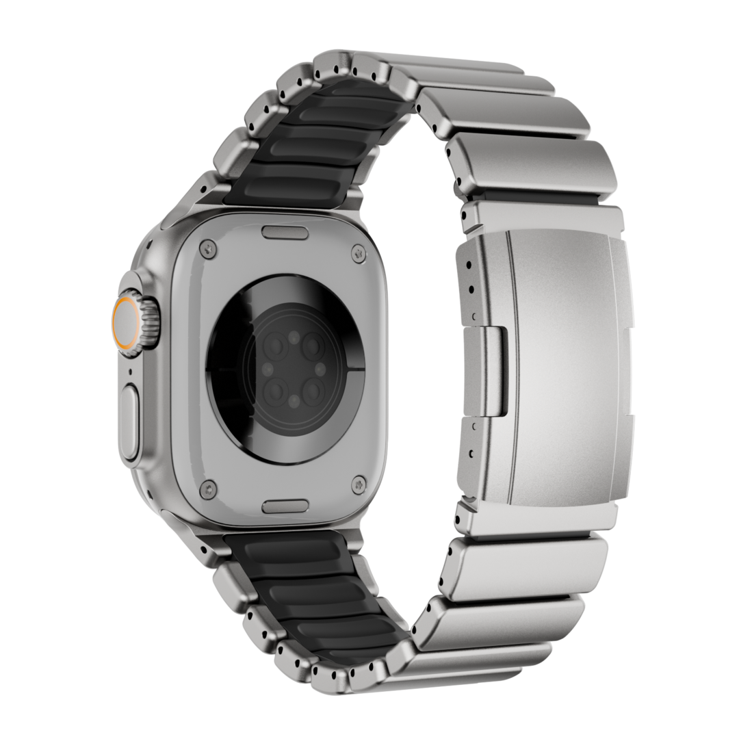 Correa de titanio para Apple Watch Ultra – Diseño prémium GEMINI Sport