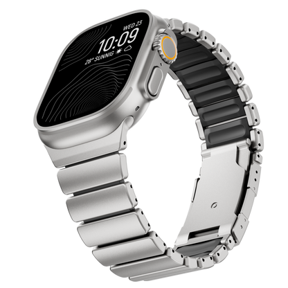 Correa de titanio para Apple Watch Ultra – Diseño prémium GEMINI Sport