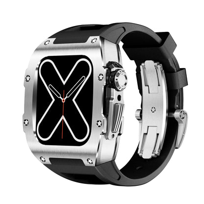 Caja para Apple Watch RM 9009 – Protección de metal prémium