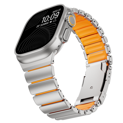 Correa de titanio para Apple Watch Ultra – Diseño prémium GEMINI Sport