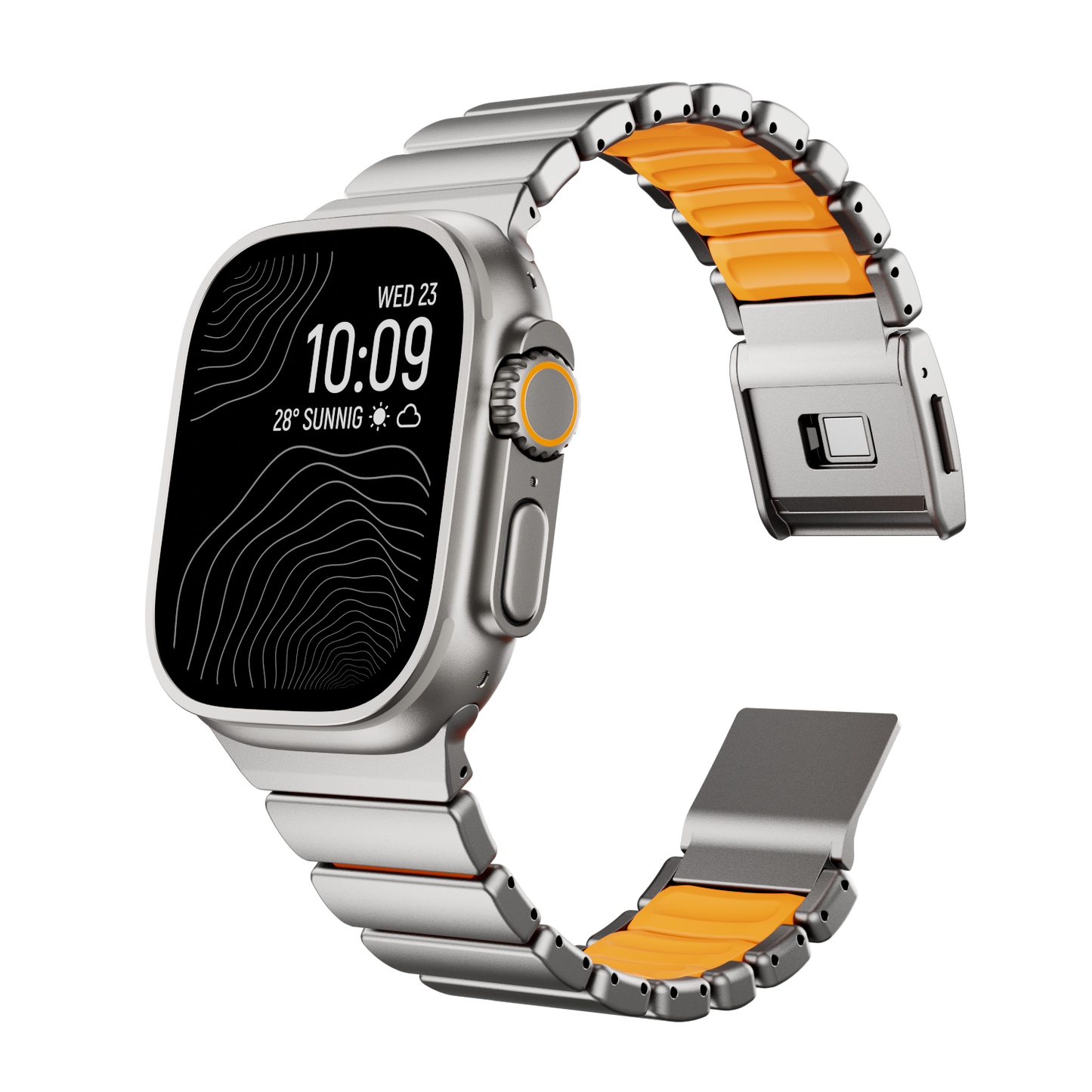 Correa Titanium Pro para Apple Watch Ultra – Rendimiento Premium GEMINI
