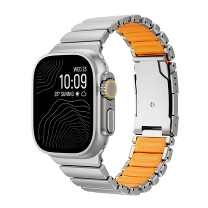 Correa de titanio para Apple Watch Ultra – Diseño prémium GEMINI Sport
