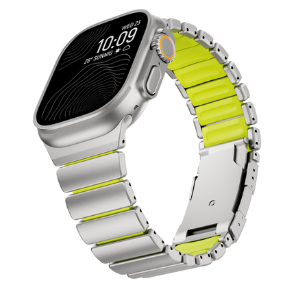 Correa de titanio para Apple Watch Ultra – Diseño prémium GEMINI Sport