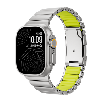 Correa de titanio para Apple Watch Ultra – Diseño prémium GEMINI Sport