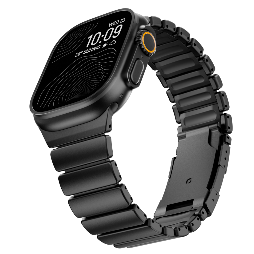 Correa de titanio para Apple Watch Ultra – Diseño prémium GEMINI Sport