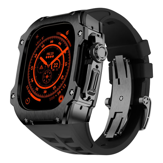 Apple Watch Ultra Black Stainless Steel Case – RM7015 Dark Vanguard