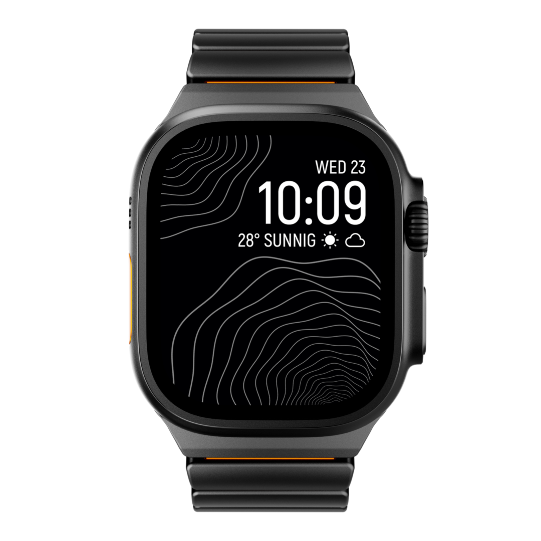 Correa de titanio para Apple Watch Ultra – Diseño prémium GEMINI Sport