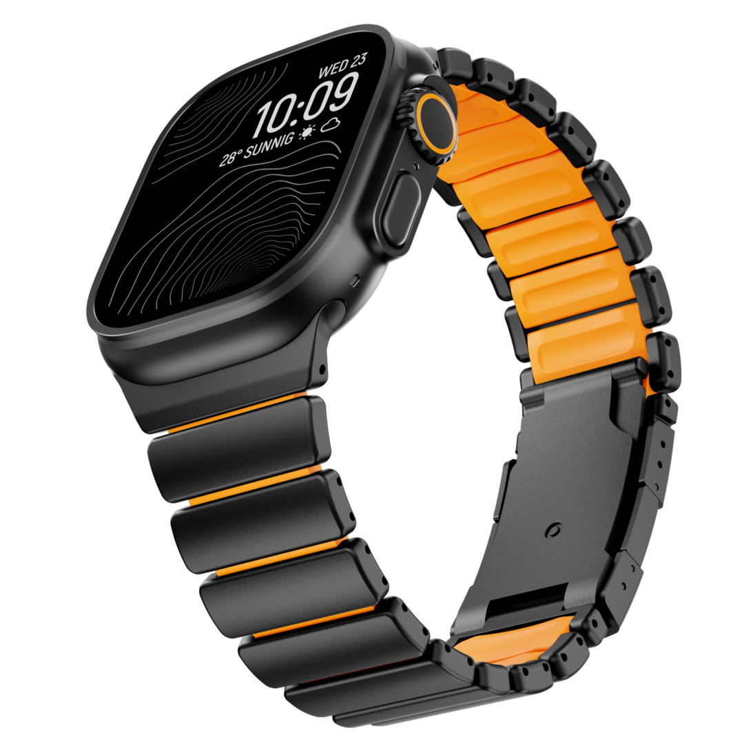 Correa de titanio para Apple Watch Ultra – Diseño prémium GEMINI Sport