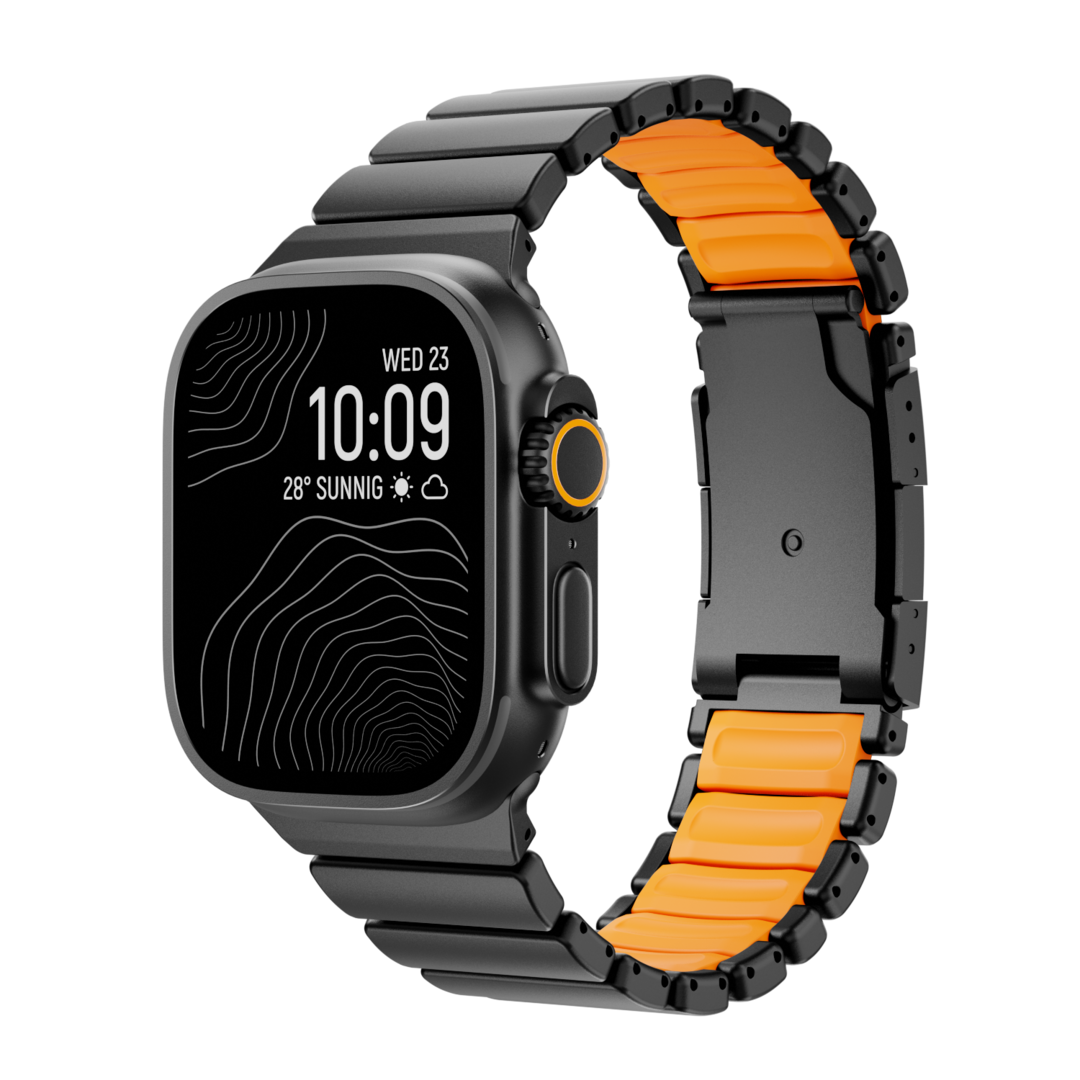 Correa de titanio para Apple Watch Ultra – Diseño prémium GEMINI Sport
