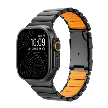 Correa de titanio para Apple Watch Ultra – Diseño prémium GEMINI Sport