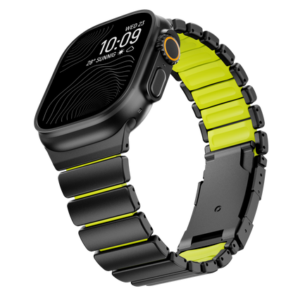 Correa de titanio para Apple Watch Ultra – Diseño prémium GEMINI Sport
