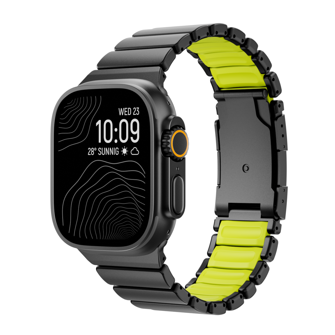 Correa de titanio para Apple Watch Ultra – Diseño prémium GEMINI Sport