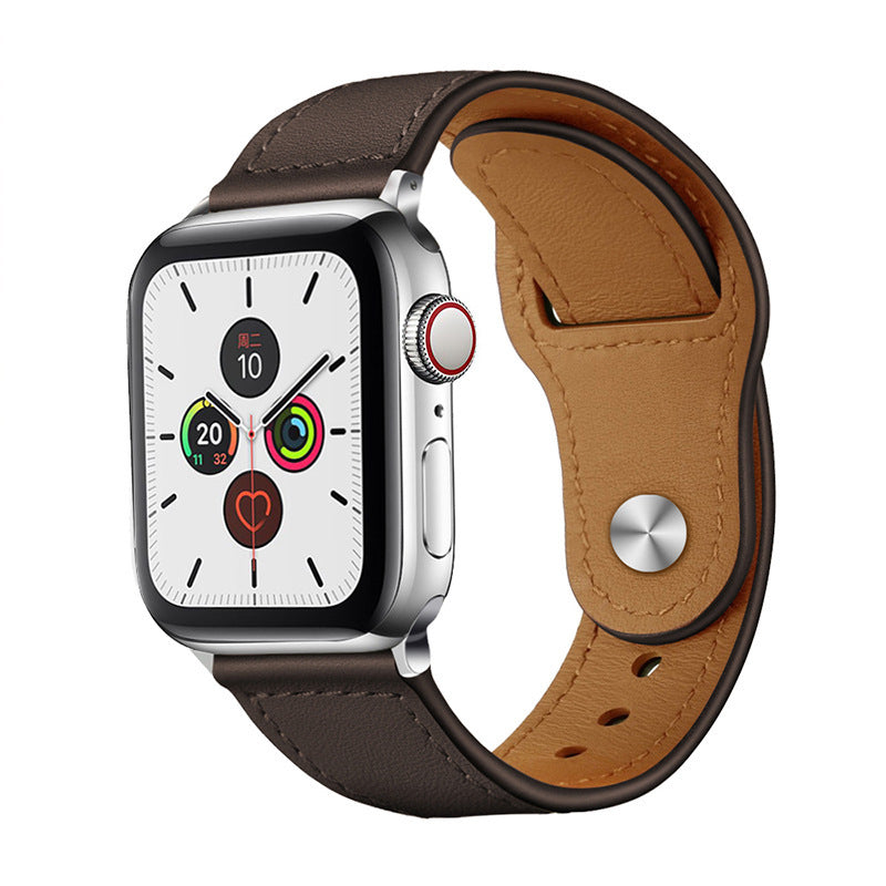 Premium Leather Loop Apple Watch Strap – Elegant Everyday Style