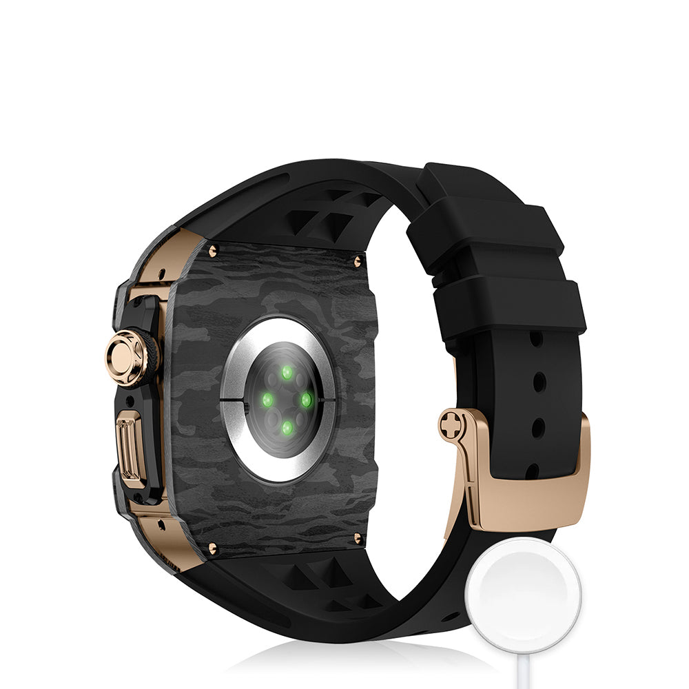 Caja de fibra de carbono para Apple Watch Ultra – RM7015 Edición Titanio