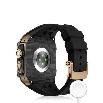 Caja de fibra de carbono para Apple Watch Ultra – RM7015 Edición Titanio