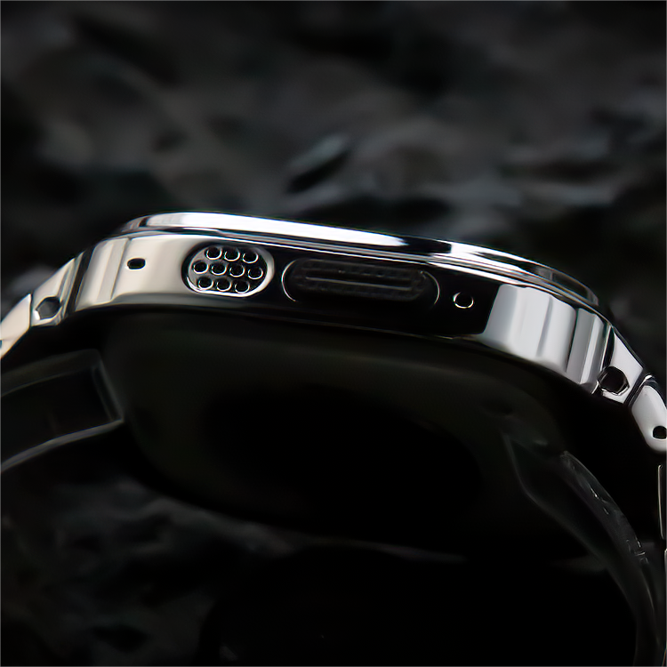 Kit de correa y caja de acero inoxidable para Apple Watch