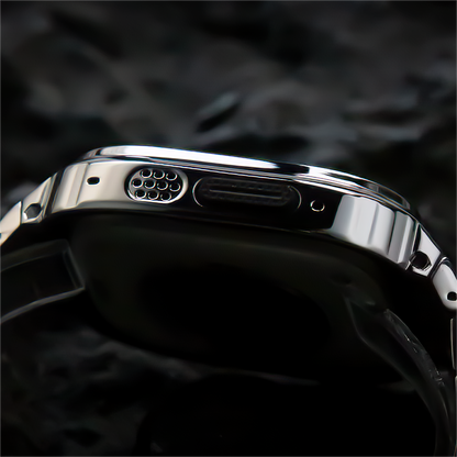 Kit de correa y caja de acero inoxidable para Apple Watch