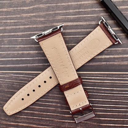 Men’s Apple Watch Leather Strap – Classic Design with Premium Comfort