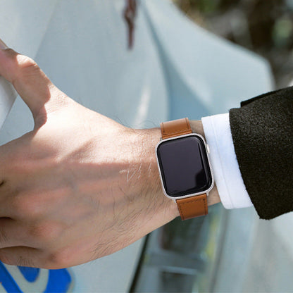 Premium Leather Loop Apple Watch Strap – Elegant Everyday Style