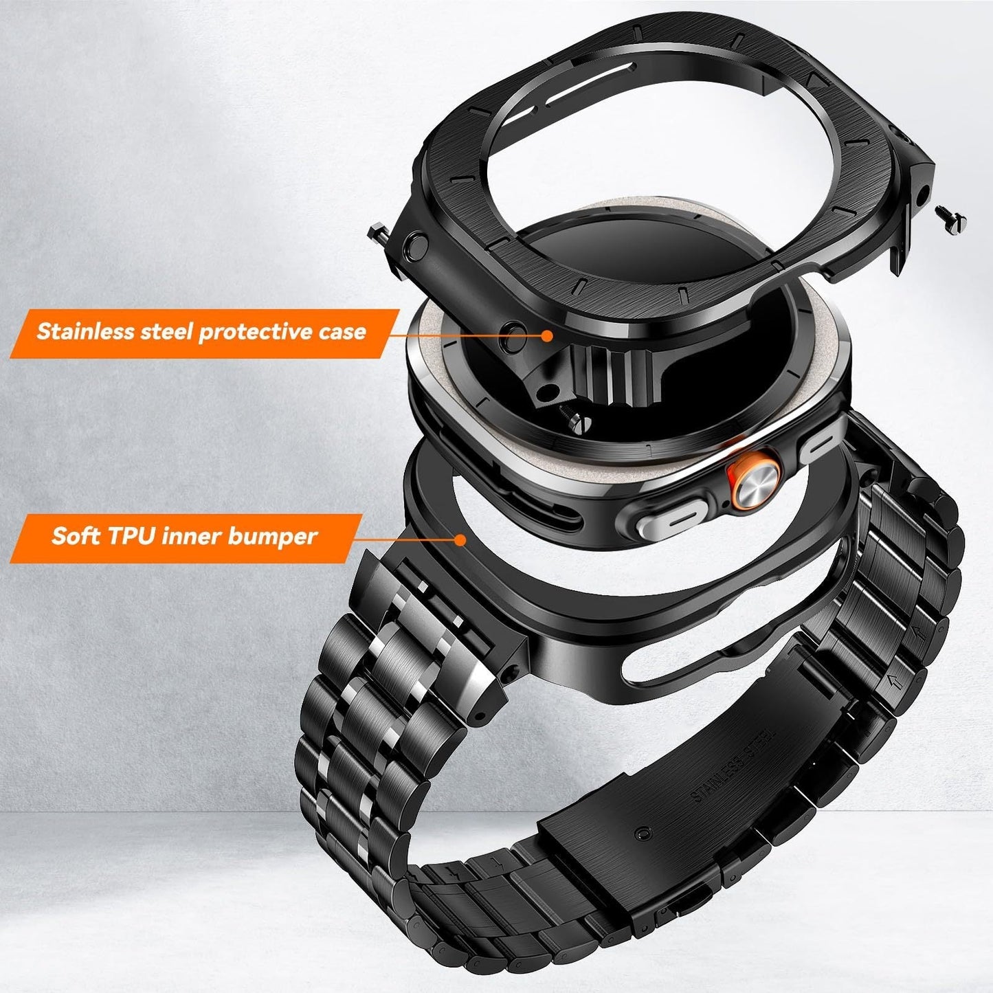 Kit de actualización de acero inoxidable para Samsung Galaxy Watch