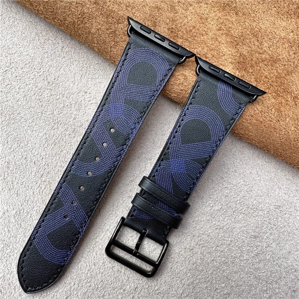 Premium Barenia Leather Apple Watch Band – Classic Style and Comfort