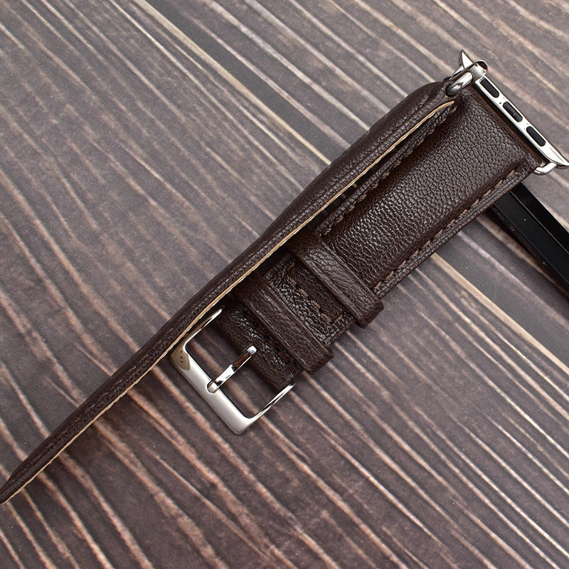 Men’s Apple Watch Leather Strap – Classic Design with Premium Comfort