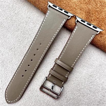 Premium Barenia Leather Apple Watch Band – Classic Style and Comfort
