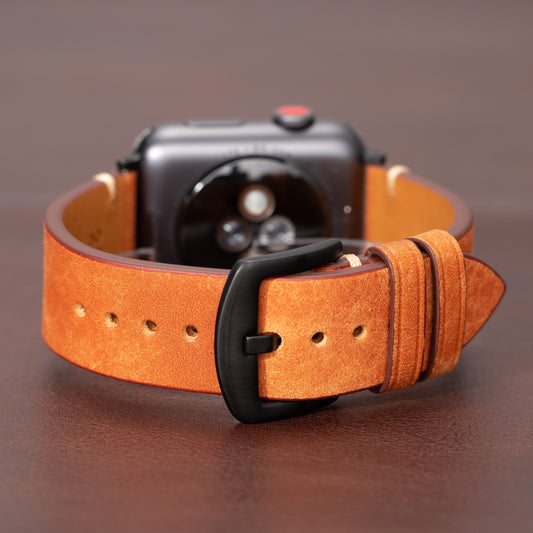 Premium Men’s Apple Watch Leather Band – Elegant Design for Everyday Wear