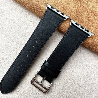 Premium Barenia Leather Apple Watch Band – Classic Style and Comfort