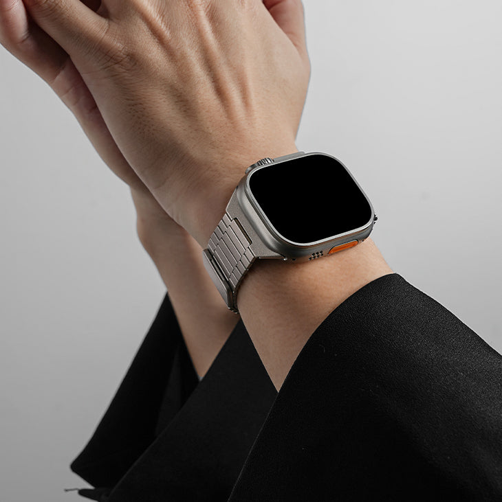 Correa de acero inoxidable para Apple Watch – Edición Bamboo Link