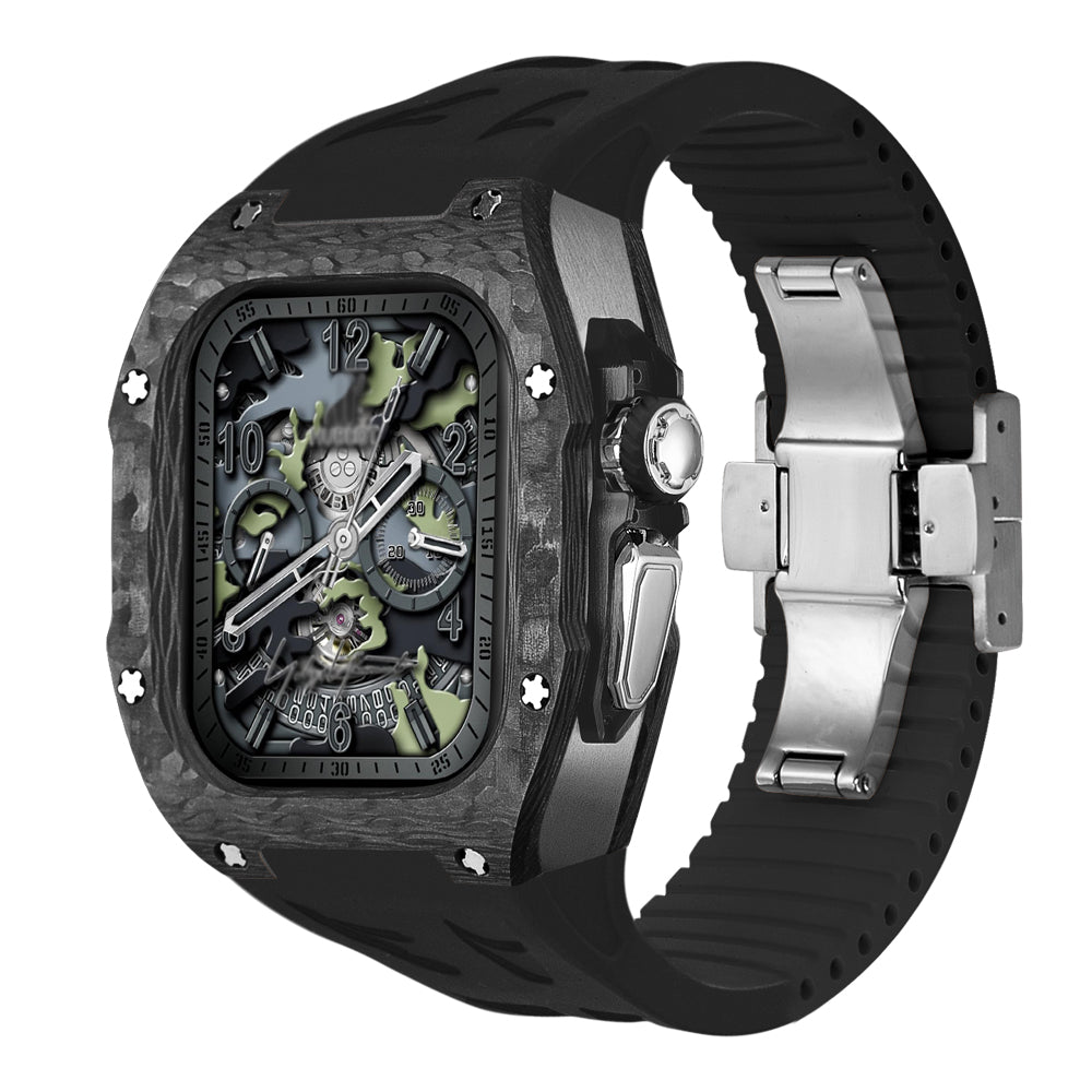 RM7006 Kit de Reequipamiento con Caja de Fibra de Carbono para Apple Watch Ultra
