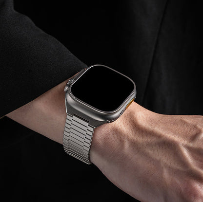 Correa de acero inoxidable para Apple Watch – Edición Bamboo Link