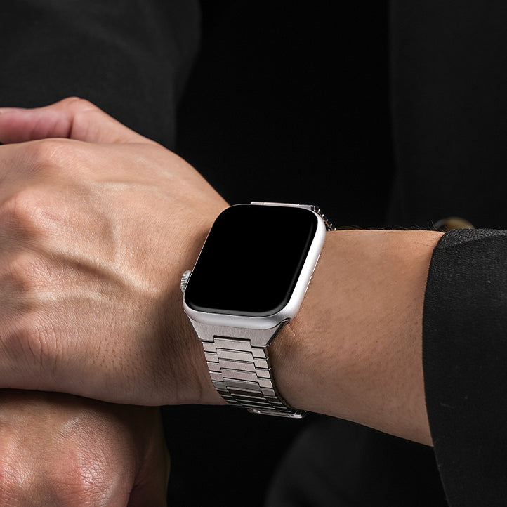 Correa de acero inoxidable para Apple Watch – Edición Bamboo Link