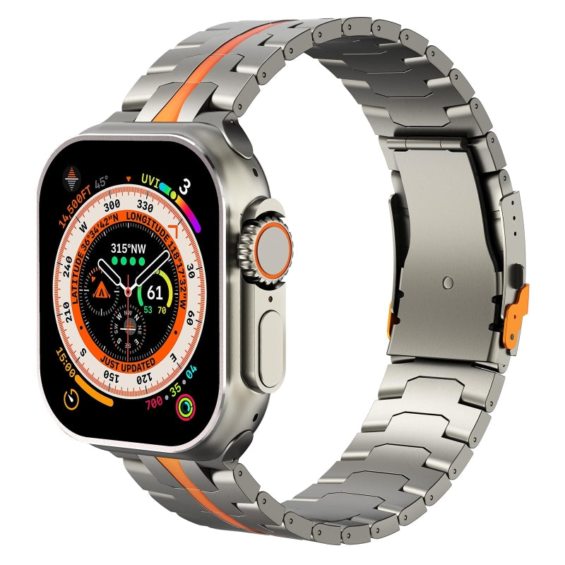 Correa de titanio para Apple Watch de hombre – Fabricación duradera con acabado refinado