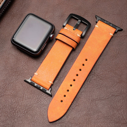 Premium Men’s Apple Watch Leather Band – Elegant Design for Everyday Wear