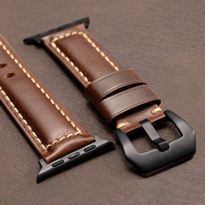 Men’s Apple Watch Leather Strap – Affordable Luxury with Premium Comfort