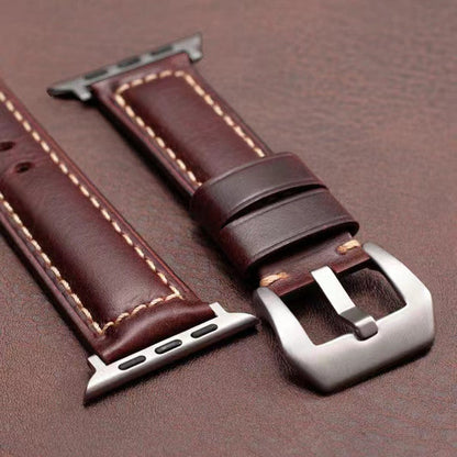 Men’s Apple Watch Leather Strap – Affordable Luxury with Premium Comfort