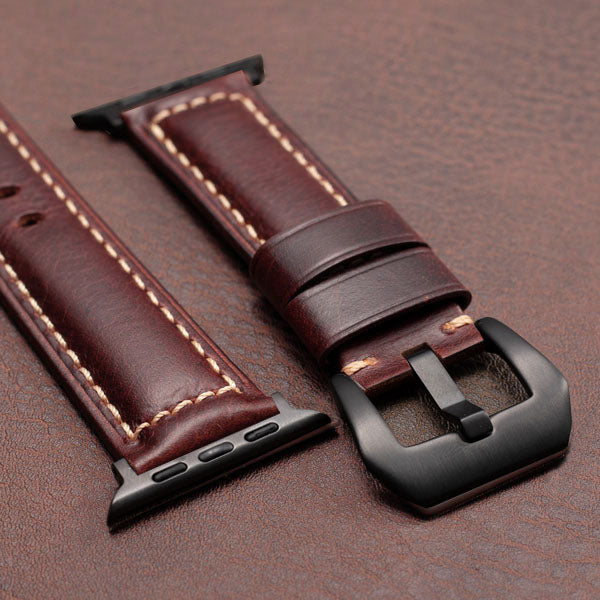 Men’s Apple Watch Leather Strap – Affordable Luxury with Premium Comfort