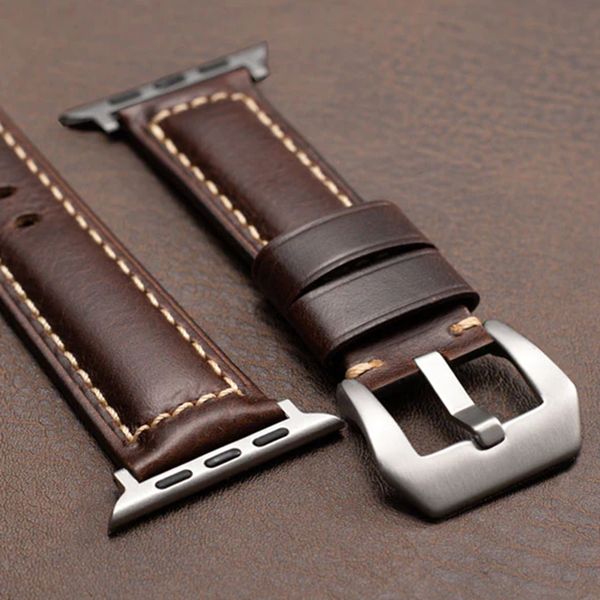 Men’s Apple Watch Leather Strap – Affordable Luxury with Premium Comfort