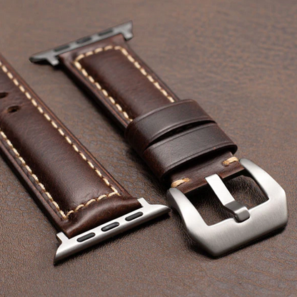 Men’s Apple Watch Leather Strap – Affordable Luxury with Premium Comfort