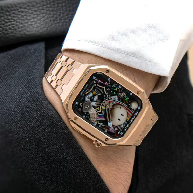 Correa magnética trenzada para Apple Watch – Acero inoxidable y ajuste seguro