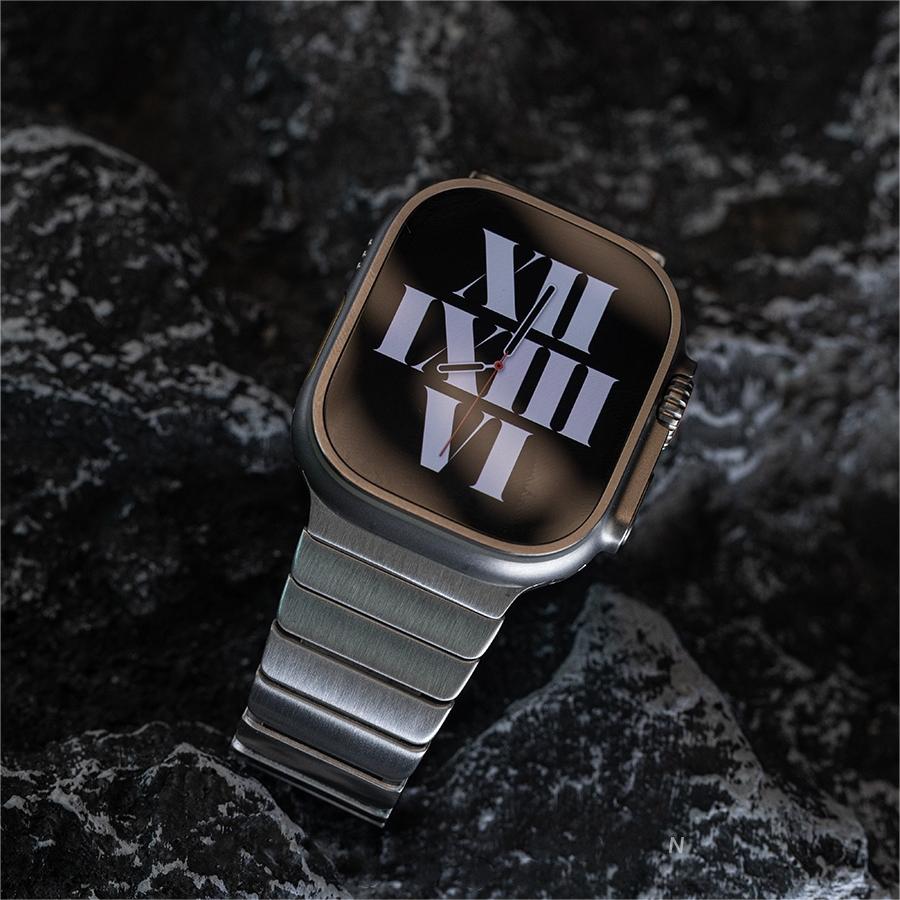 Correa de acero inoxidable prémium para Apple Watch de hombre – Elegante cierre de mariposa
